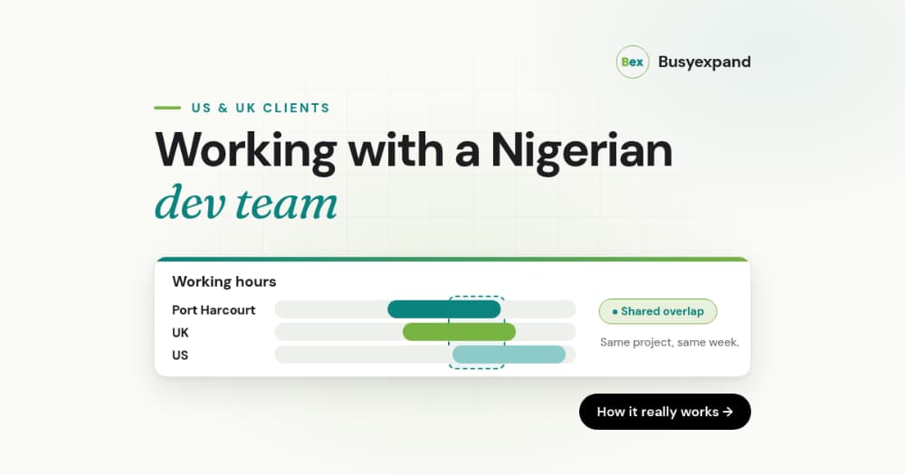 What It's Really Like Running a Dev Team From Nigeria for Clients in the US and UK