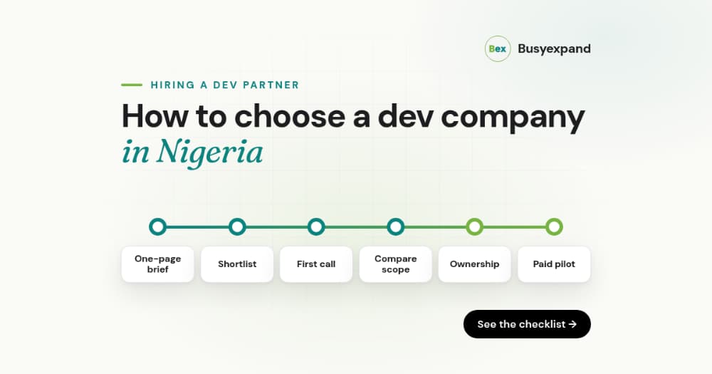 How to Choose a Software Development Company in Nigeria