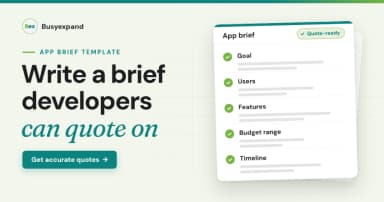 Featured image for App Brief Template: How to Write One Developers Can Quote On